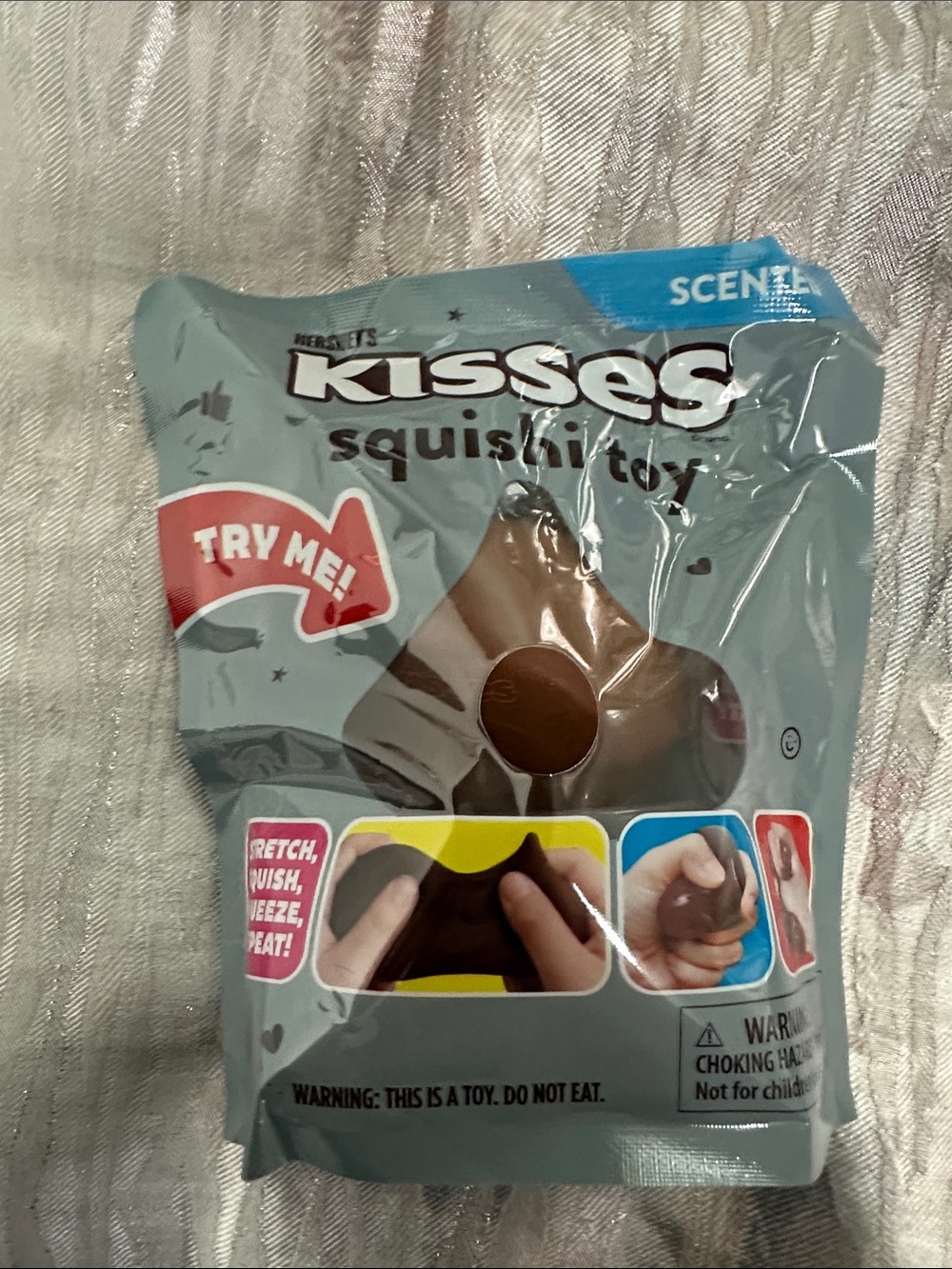 Kisses Squishi Toy Scented Brown Plush for Kids